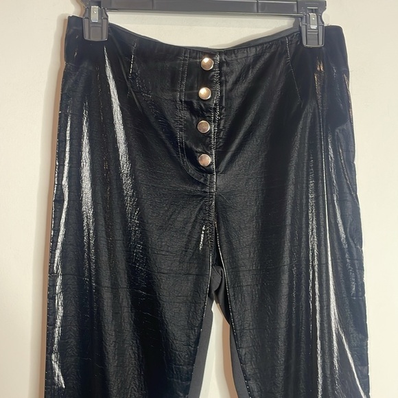 I.AM.GIA | Women’s Black Castor PVC Pants Size Medium - Picture 3 of 7
